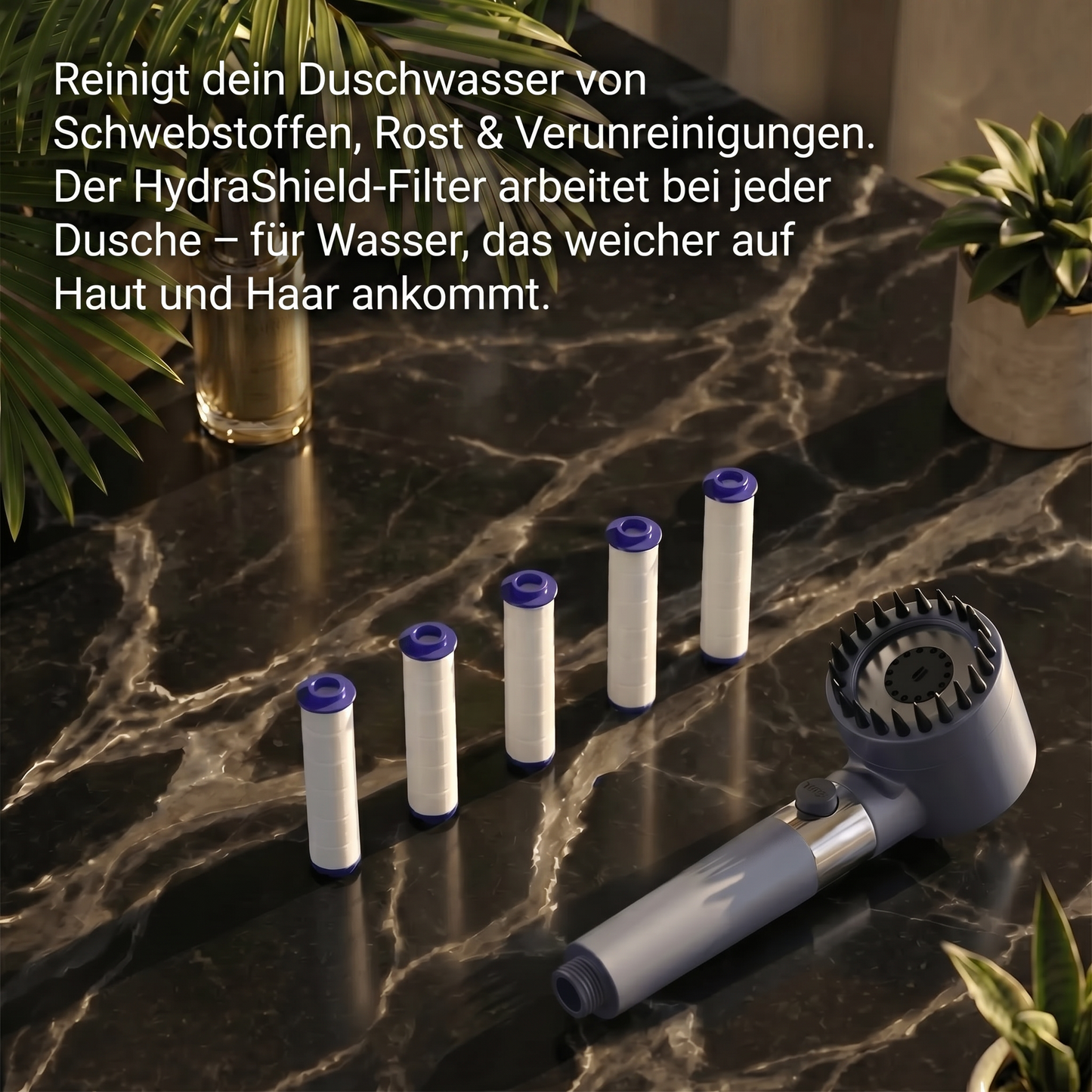 Plubb Duschkopf mit HydraShield™- Filter
