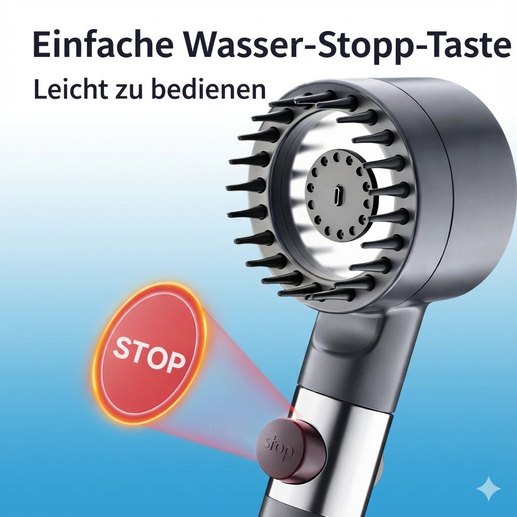 Plubb Duschkopf mit HydraShield™- Filter