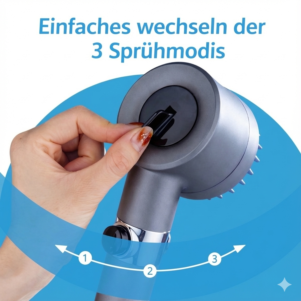 Plubb Duschkopf mit HydraShield™- Filter