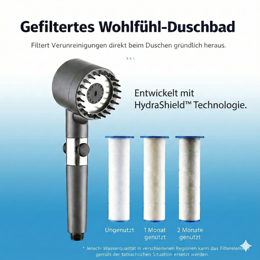 Plubb Duschkopf mit HydraShield™- Filter
